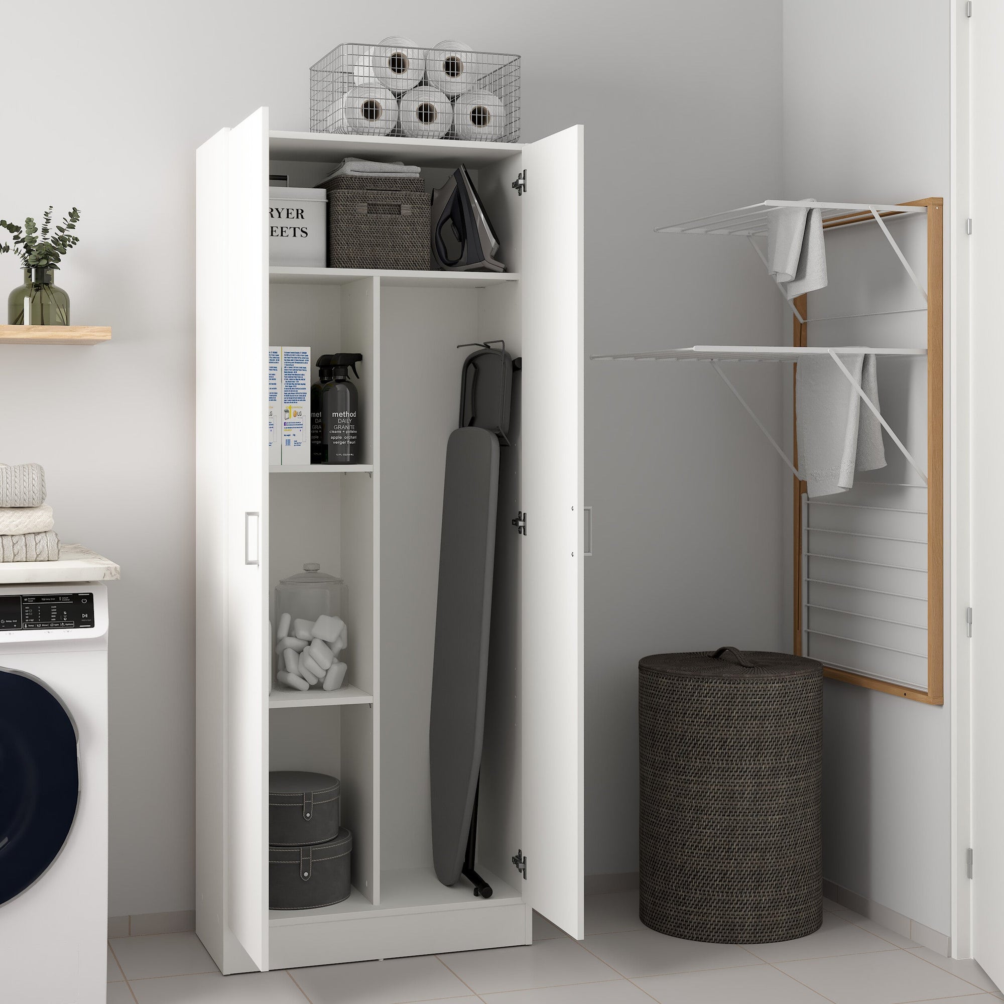 BLOMOR | ארון שירות עם 2 דלתות בחיפוי מלמין