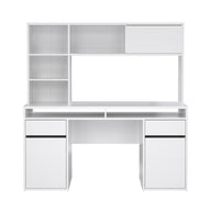 לבן / עם יחידת מדפים