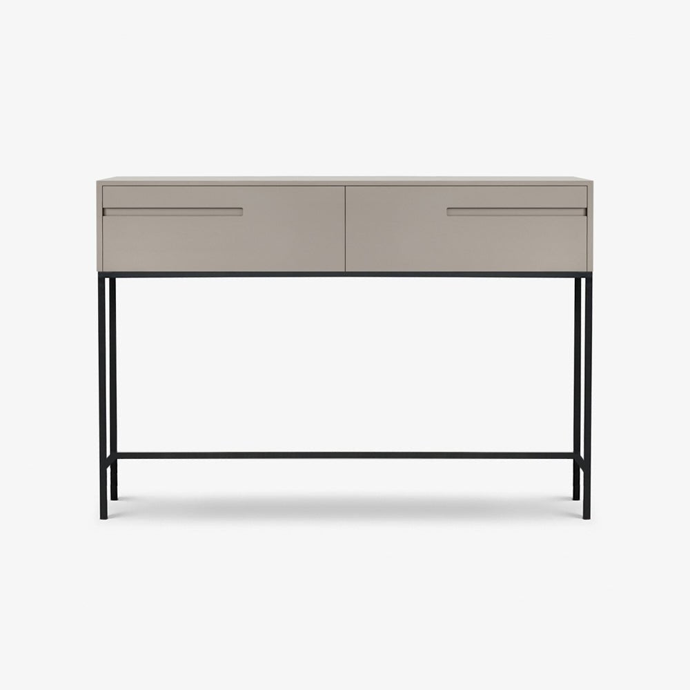 KOLB | קונסולה מעץ ומתכת, עם 2 מגירות