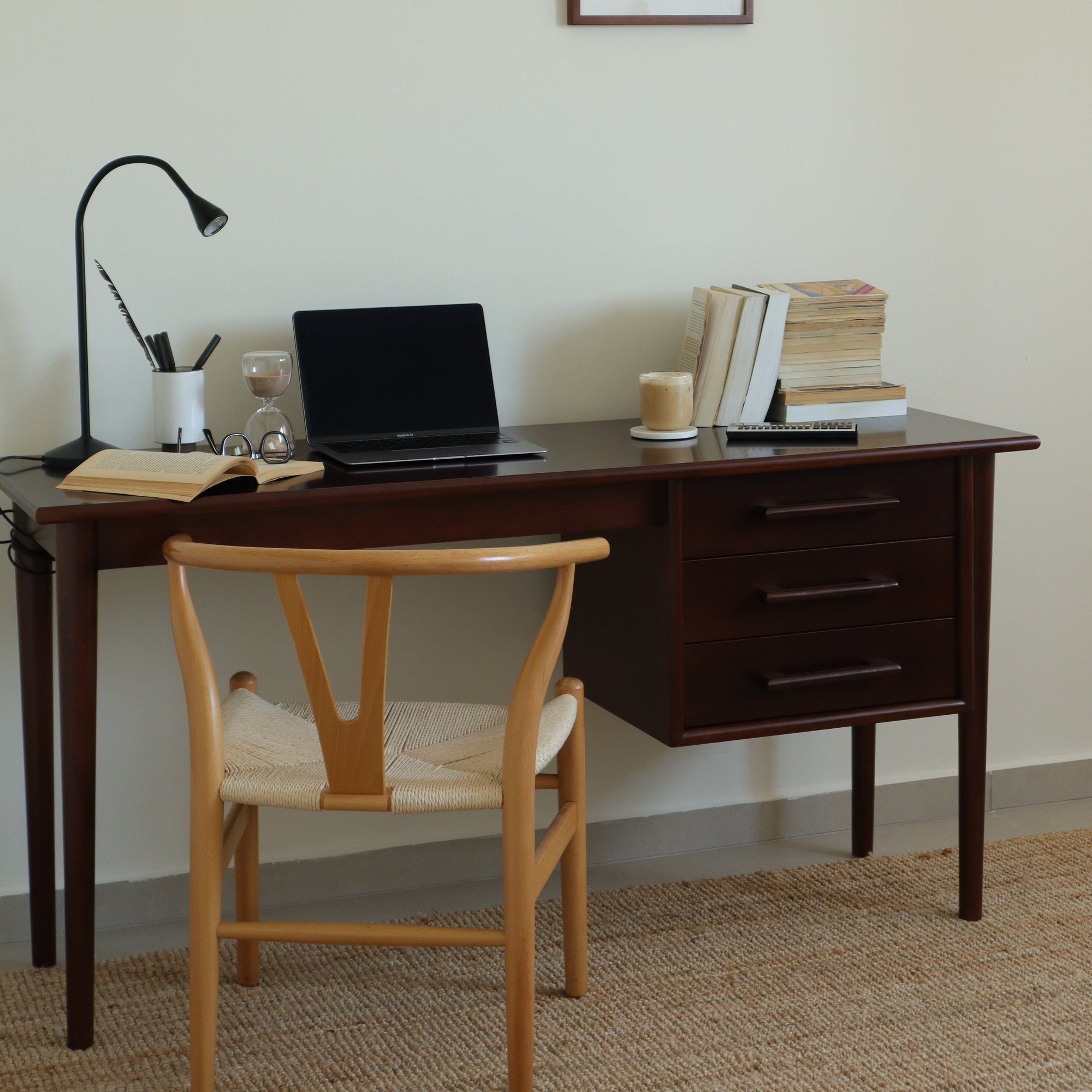 HAVEN | שולחן עבודה מעץ עם 3 מגירות, 150 ס"מ