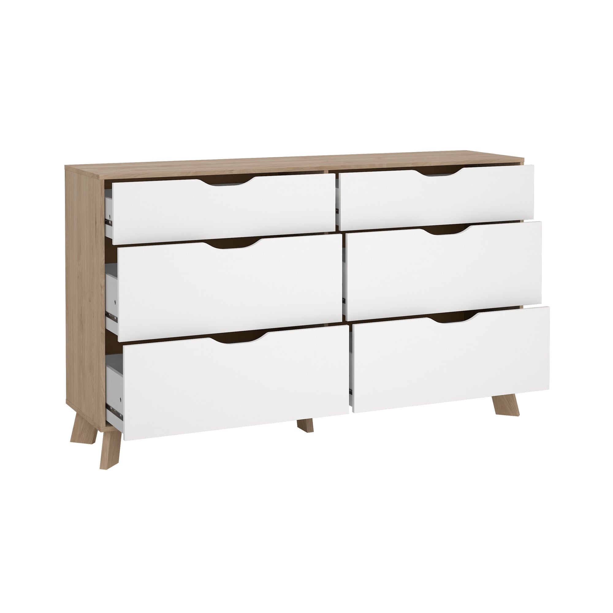 JAX | קומודה עם 6 מגירות - KUALA