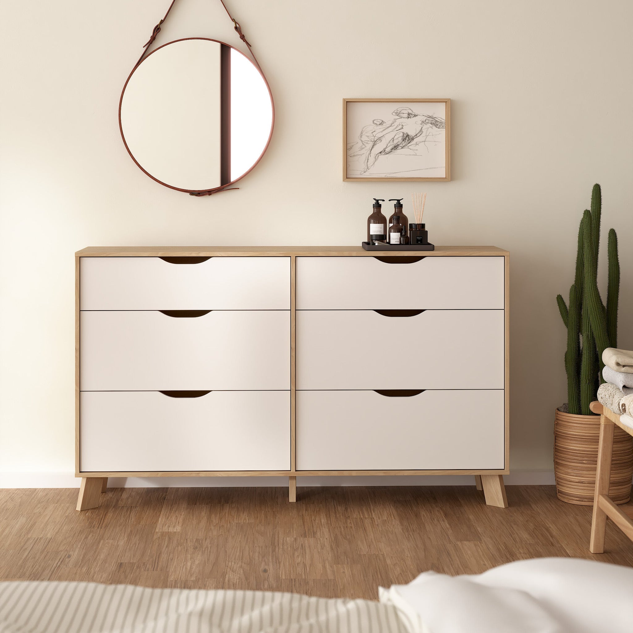 JAX | קומודה עם 6 מגירות - KUALA