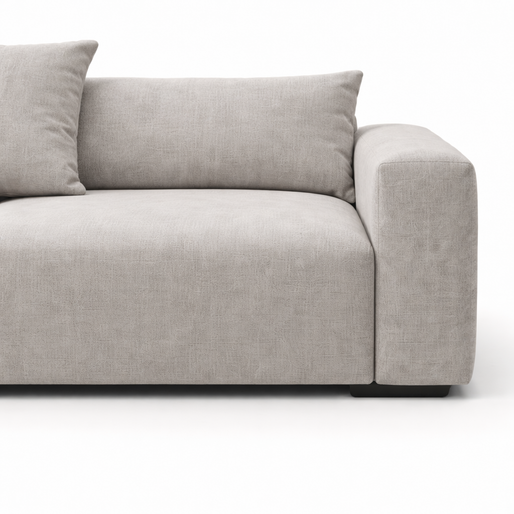 MATRIX | ספה דו-מושבית לסלון מרופדת בבד אריג - KUALA