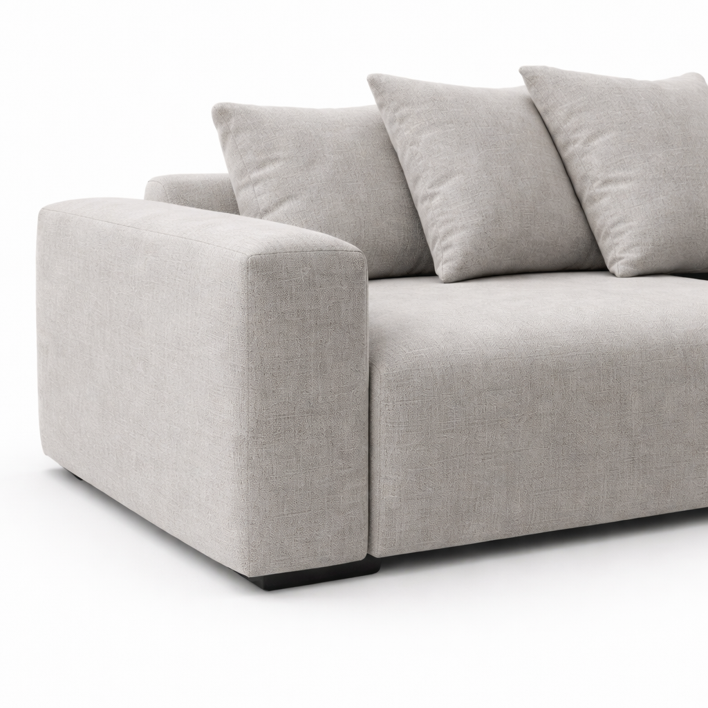 MATRIX | ספה דו-מושבית לסלון מרופדת בבד אריג - KUALA