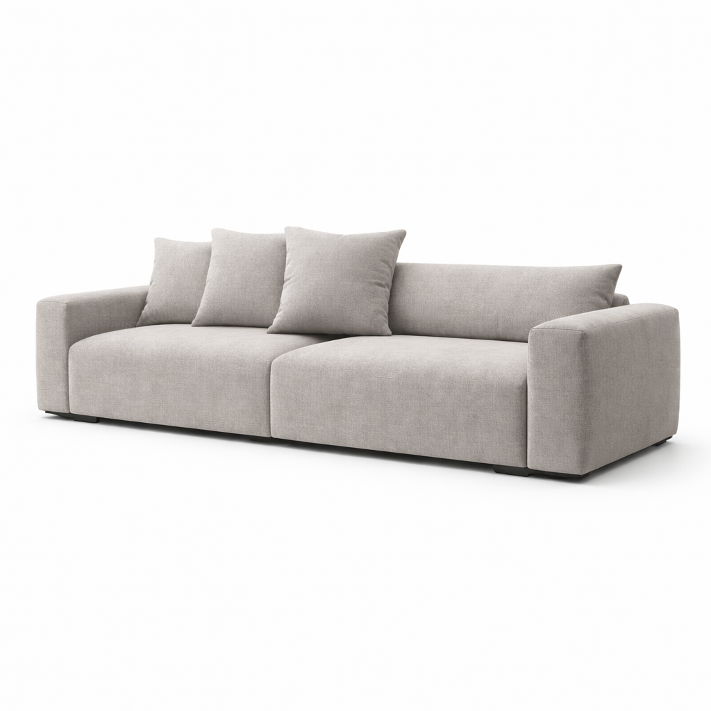 MATRIX | ספה דו-מושבית לסלון מרופדת בבד אריג - KUALA