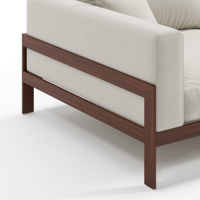 Chia | כורסא מעוצבת לסלון עם מסגרת עץ מלא