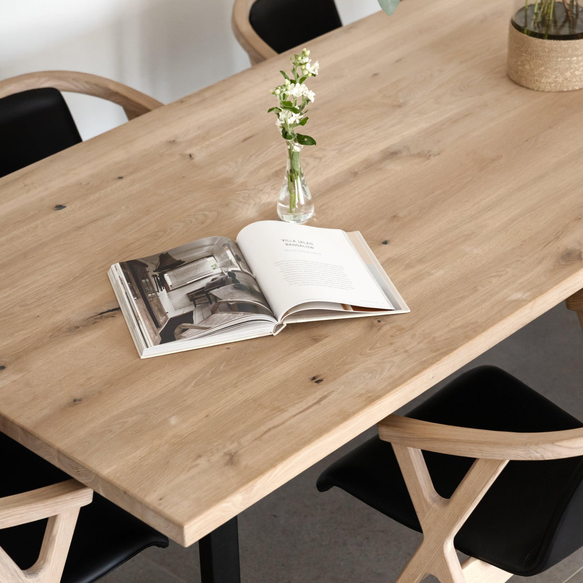 KALINO | שולחן אוכל מלבני 220/100 ס"מ, עד 8 סועדים