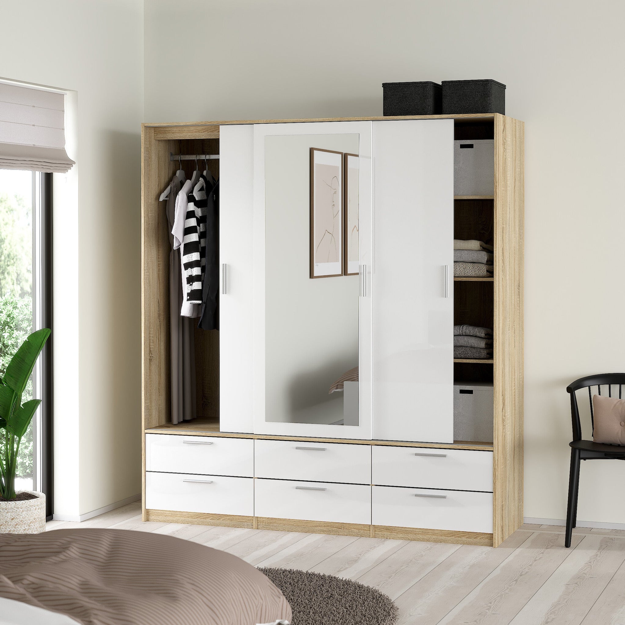 MJOL | ארון דלתות הזזה בחיפוי מלמין - KUALA