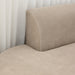 תמונה מזווית מספר 4 של המוצר HOOKI | ספה פינתית מעוגלת לסלון מבד קורדרוי דק ורך