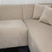 תמונה מזווית מספר 9 של המוצר HOOKI | ספה פינתית מעוגלת לסלון מבד קורדרוי דק ורך
