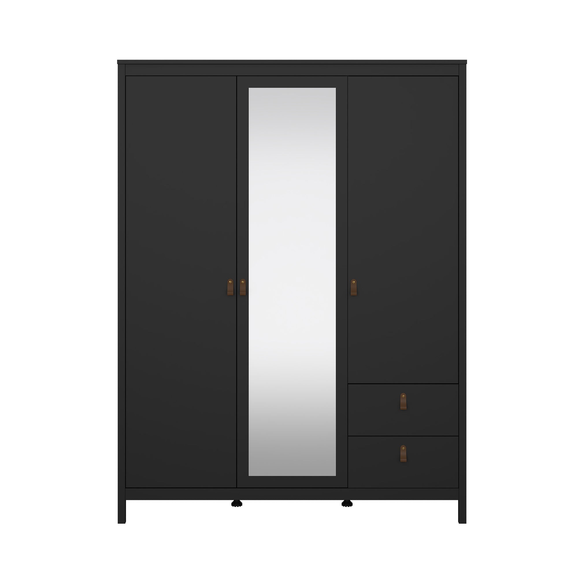 SIVK | ארון פתיחה 3 דלתות ו-2 מגירות, בחיפוי מלמין