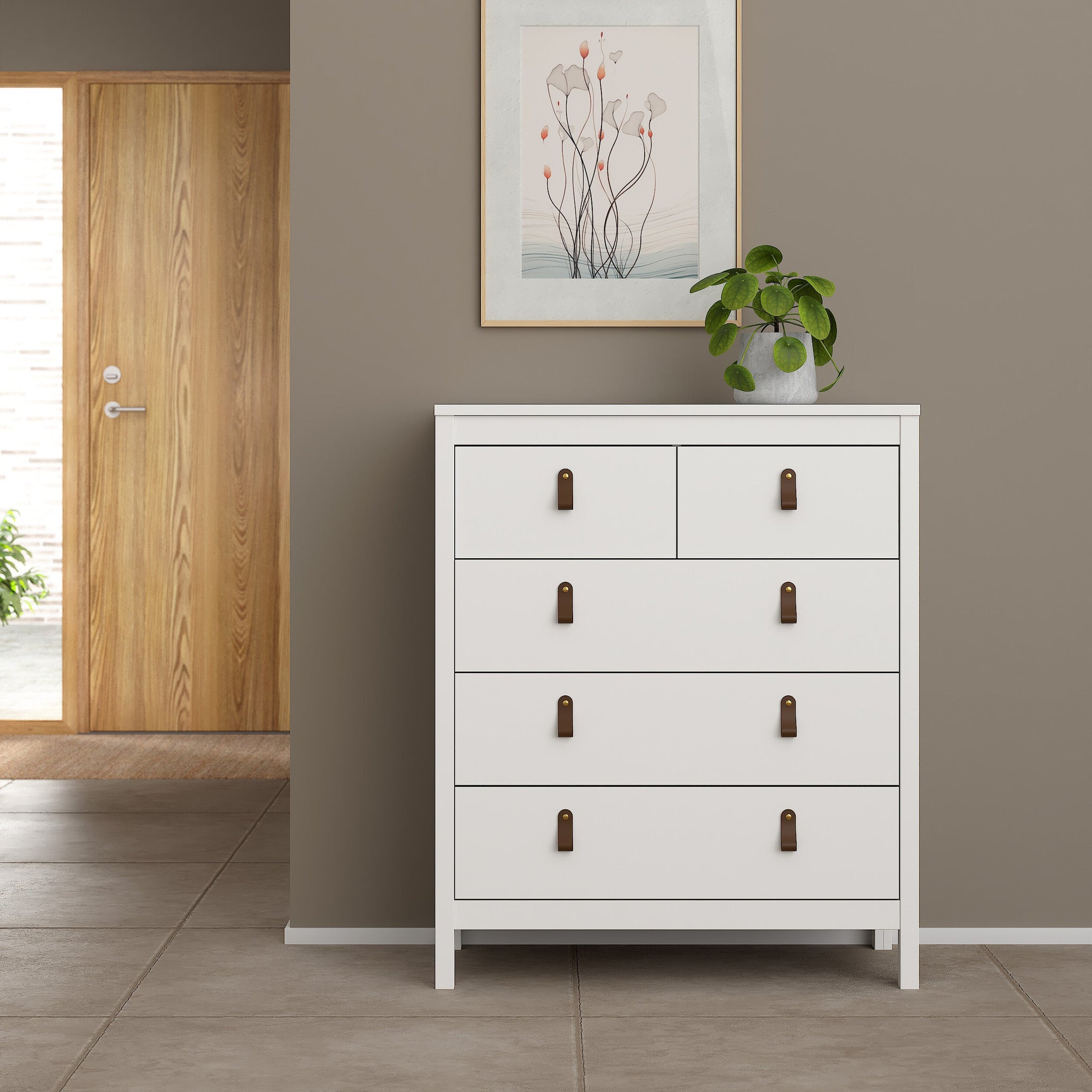 ULFORS | קומודה ממלמין, עם 5 מגירות