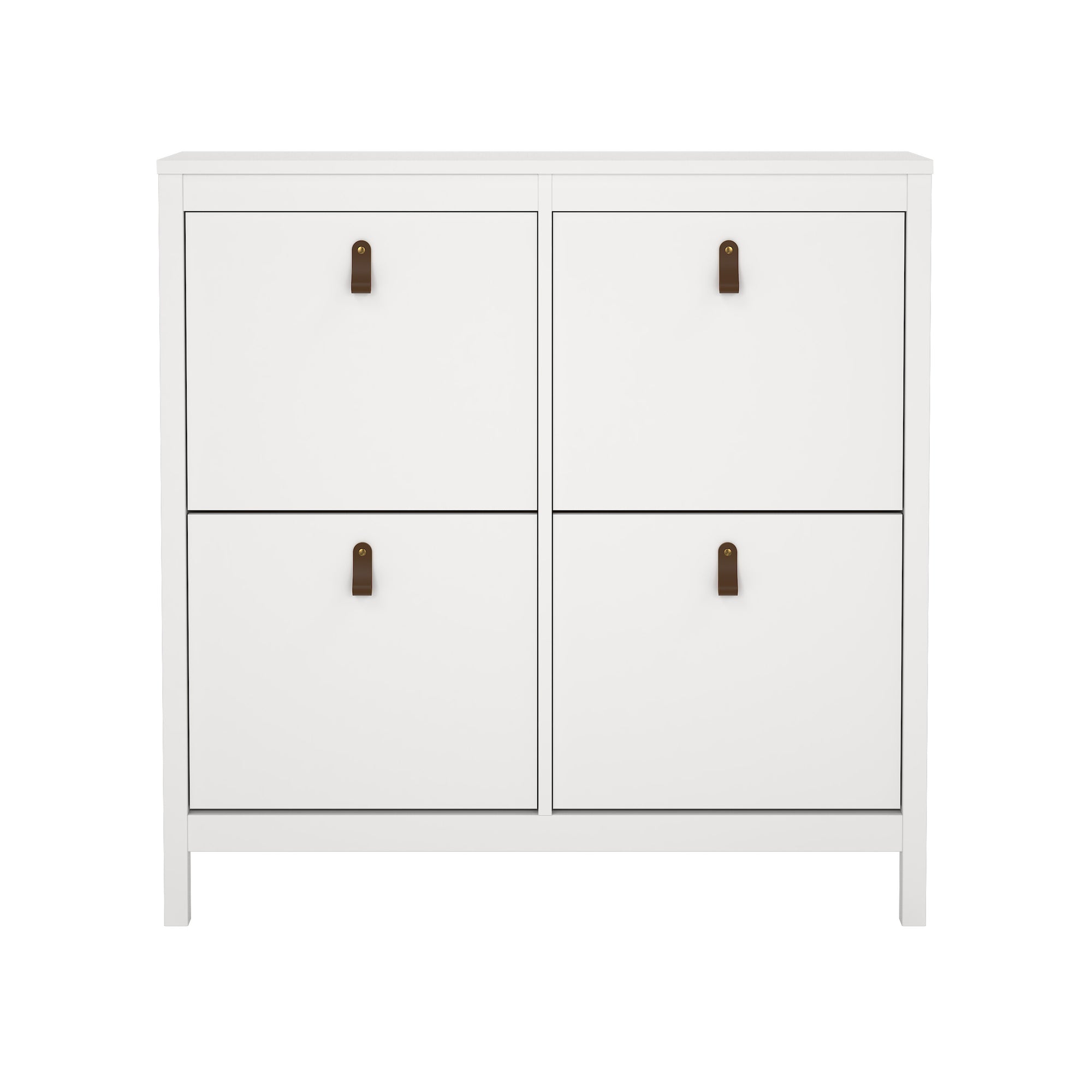 LEIFTI | ארון נעליים ממלמין, עם מדפים כפולים