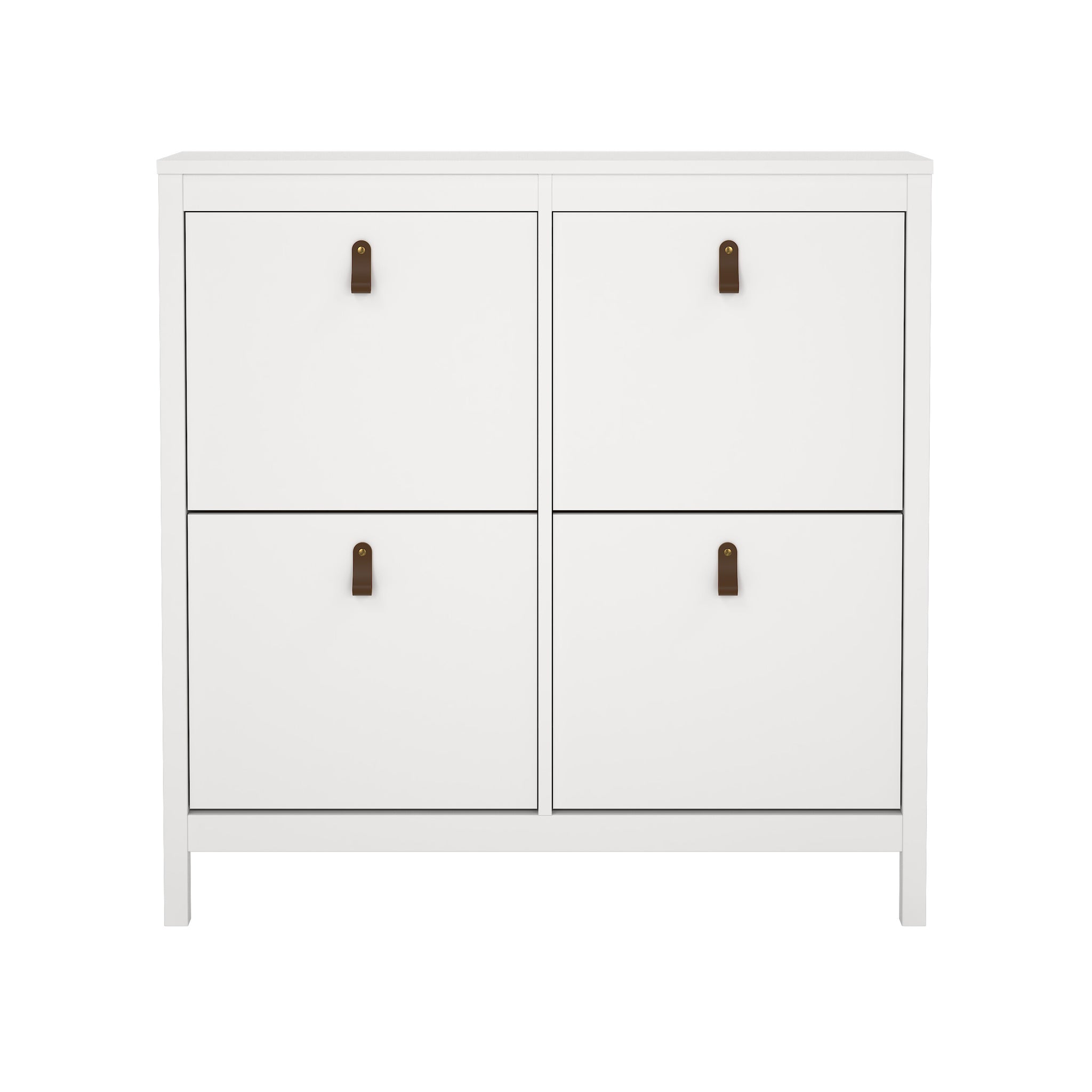 LEIFTI | ארון נעליים ממלמין, עם מדפים כפולים