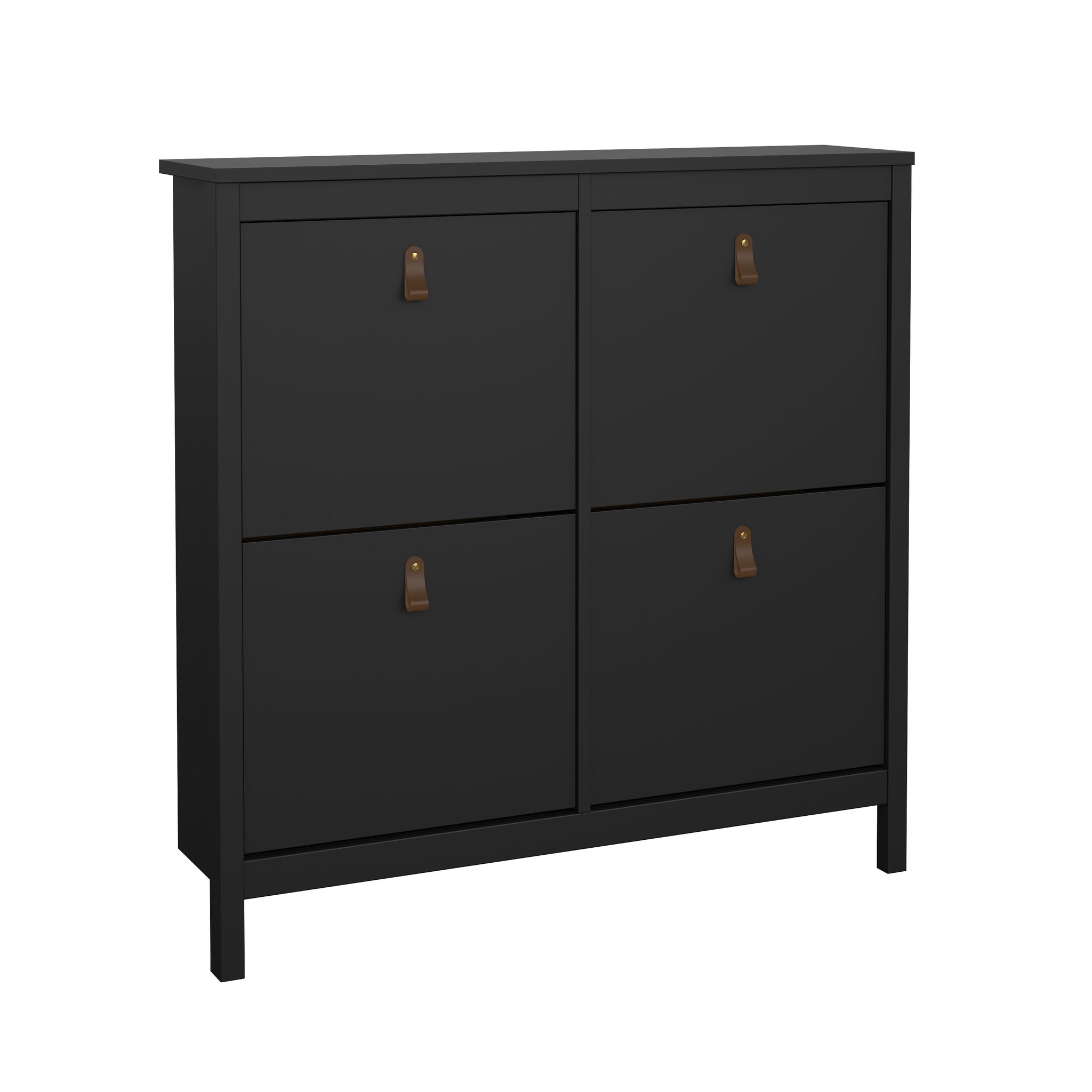 LEIFTI | ארון נעליים ממלמין, עם מדפים כפולים