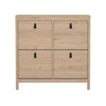 LEIFTI | ארון נעליים ממלמין, עם מדפים כפולים