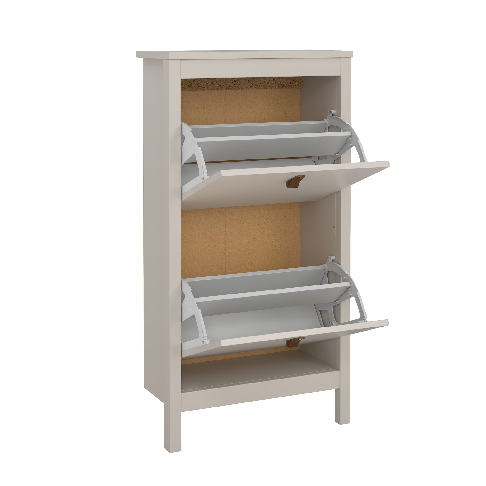 MOLU | ארון נעליים ממלמין, עם מדפים כפולים