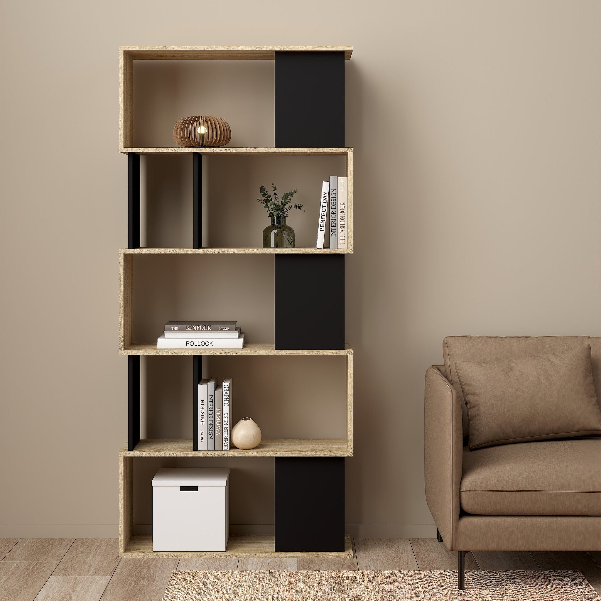 SIGVA | ספריה ממלמין, עם מדפים פתוחים