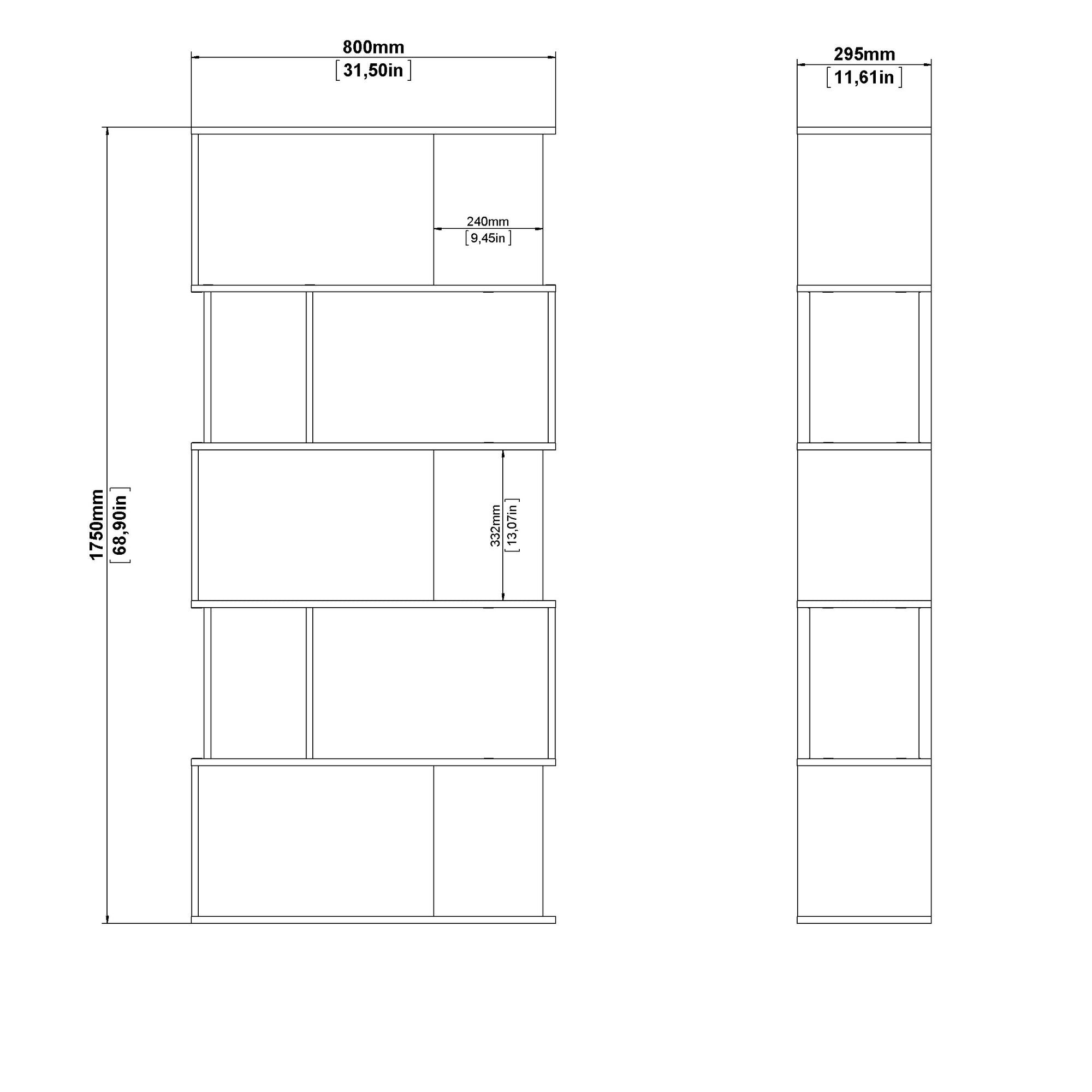 SIGVA | ספריה ממלמין, עם מדפים פתוחים