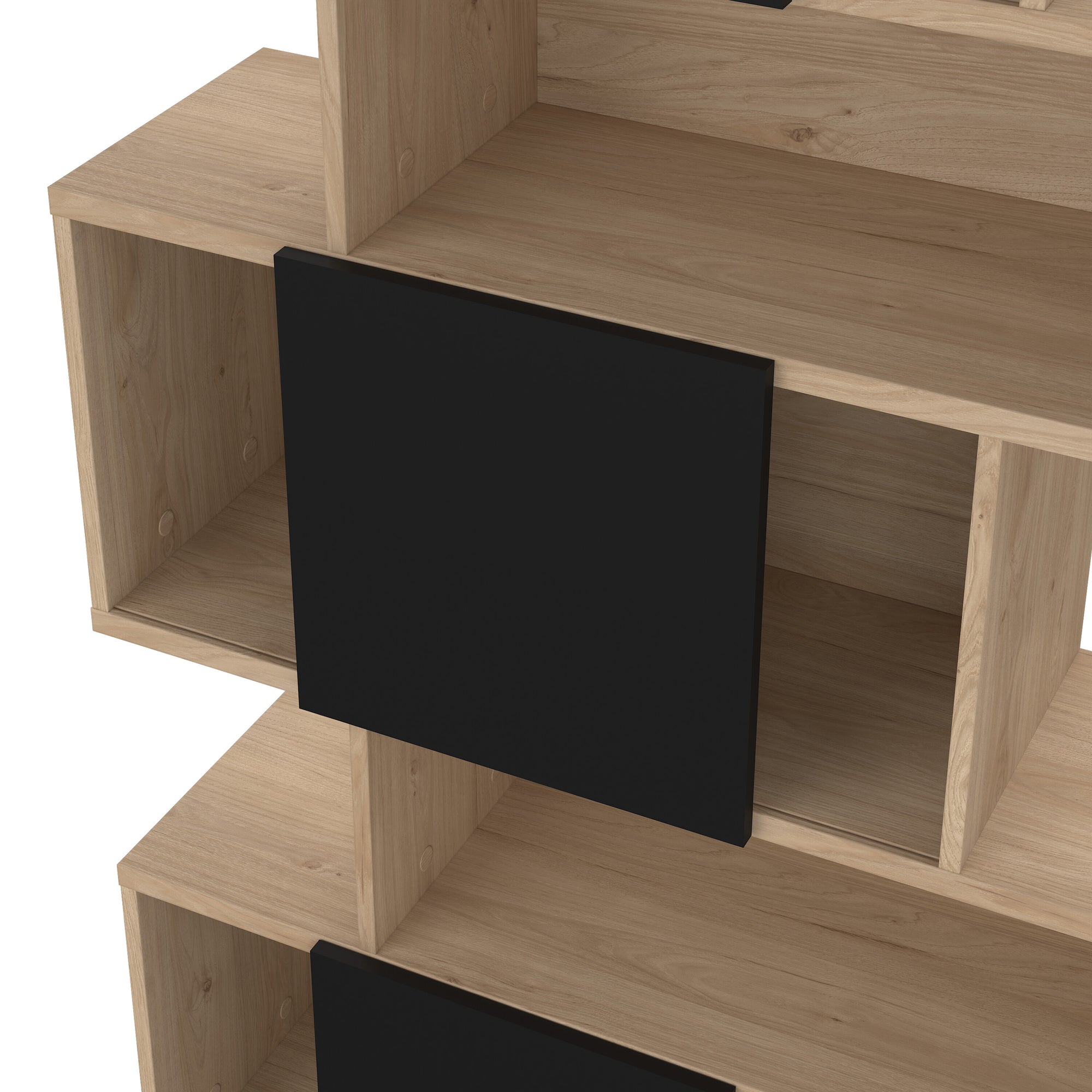 ELIOM | ספריה עם מדפים פתוחים ודלתות סלייד - KUALA