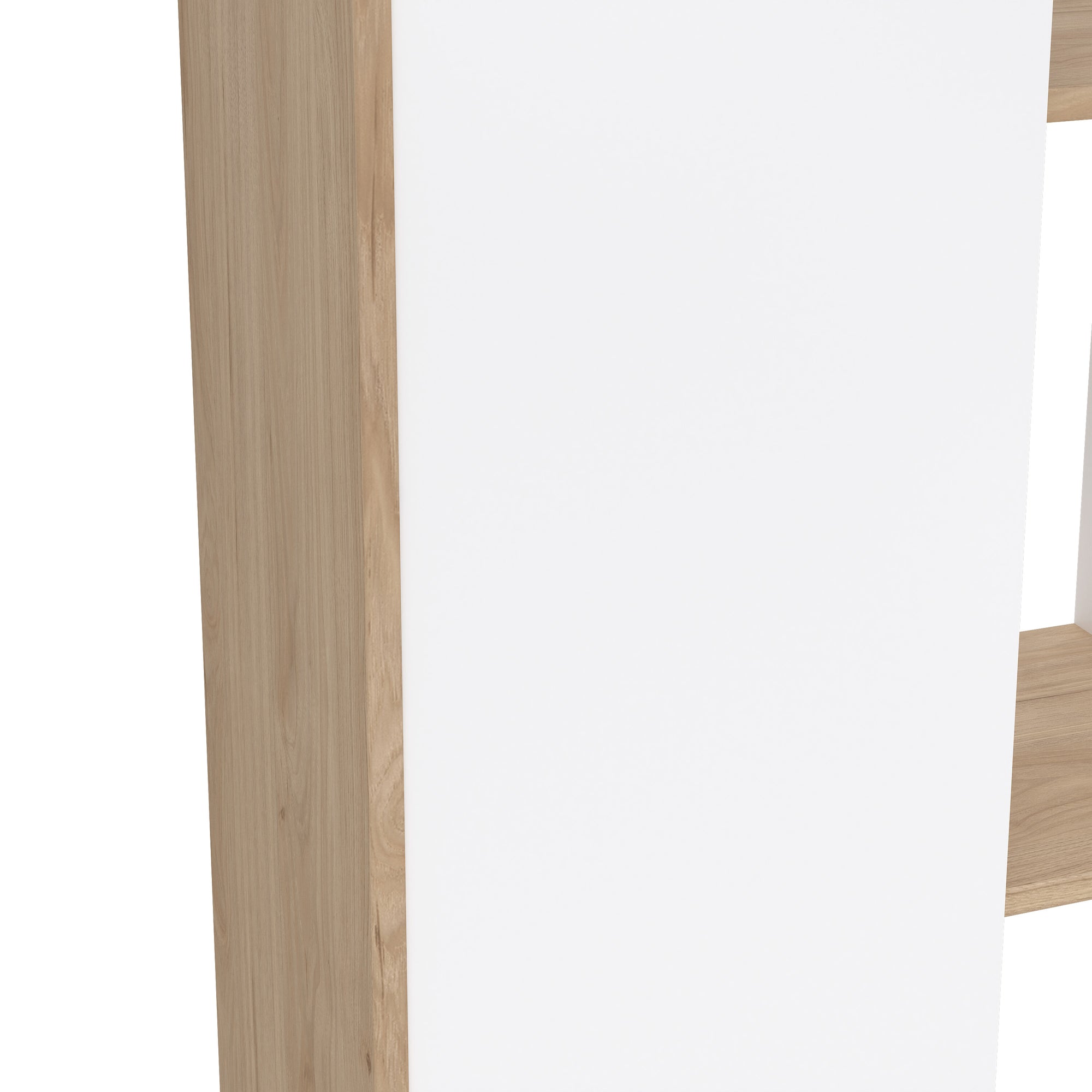 FLINTO | ספריה עם מדפים פתוחים ודלת - KUALA