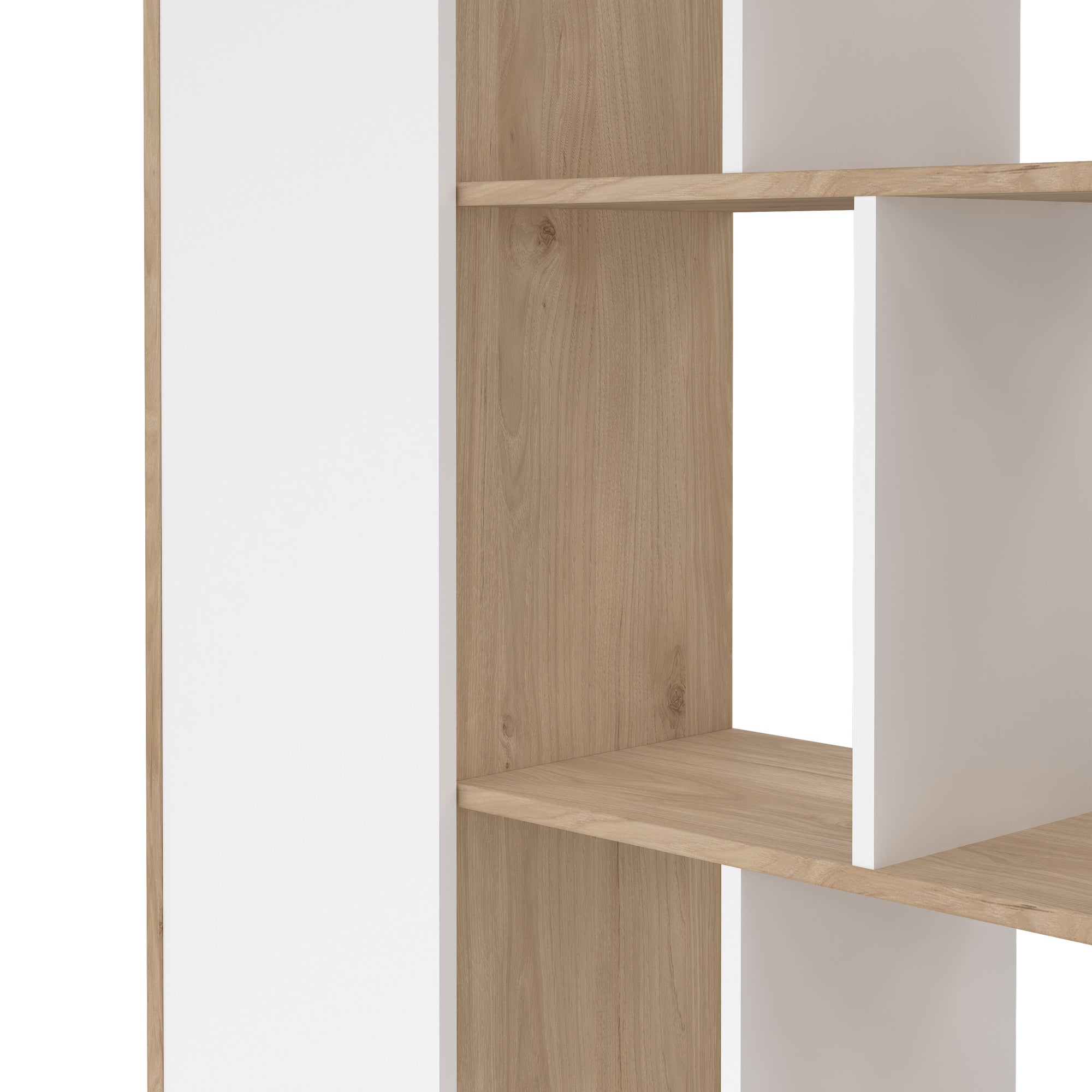 FLINTO | ספריה עם מדפים פתוחים ודלת - KUALA