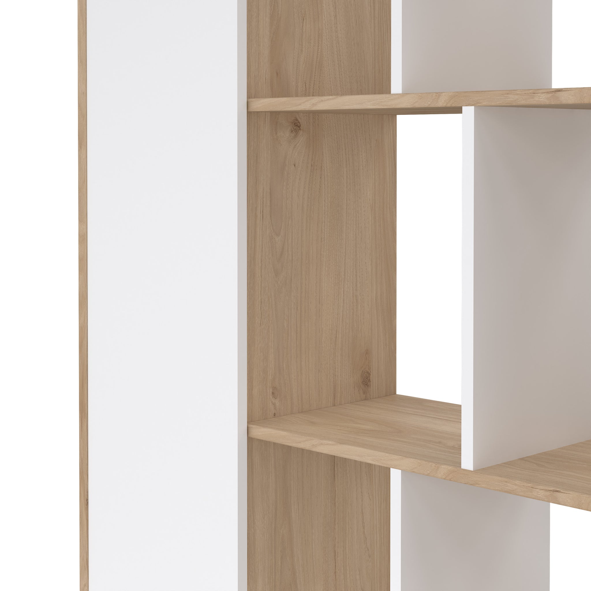 FLINTO | ספריה עם מדפים פתוחים ודלת - KUALA