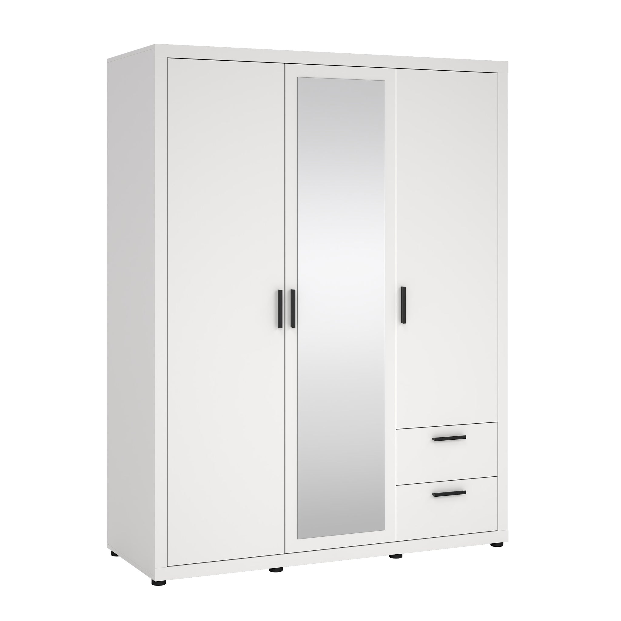 ORNVA | ארון 3 דלתות ו-2 מגירות, בחיפוי מלמין