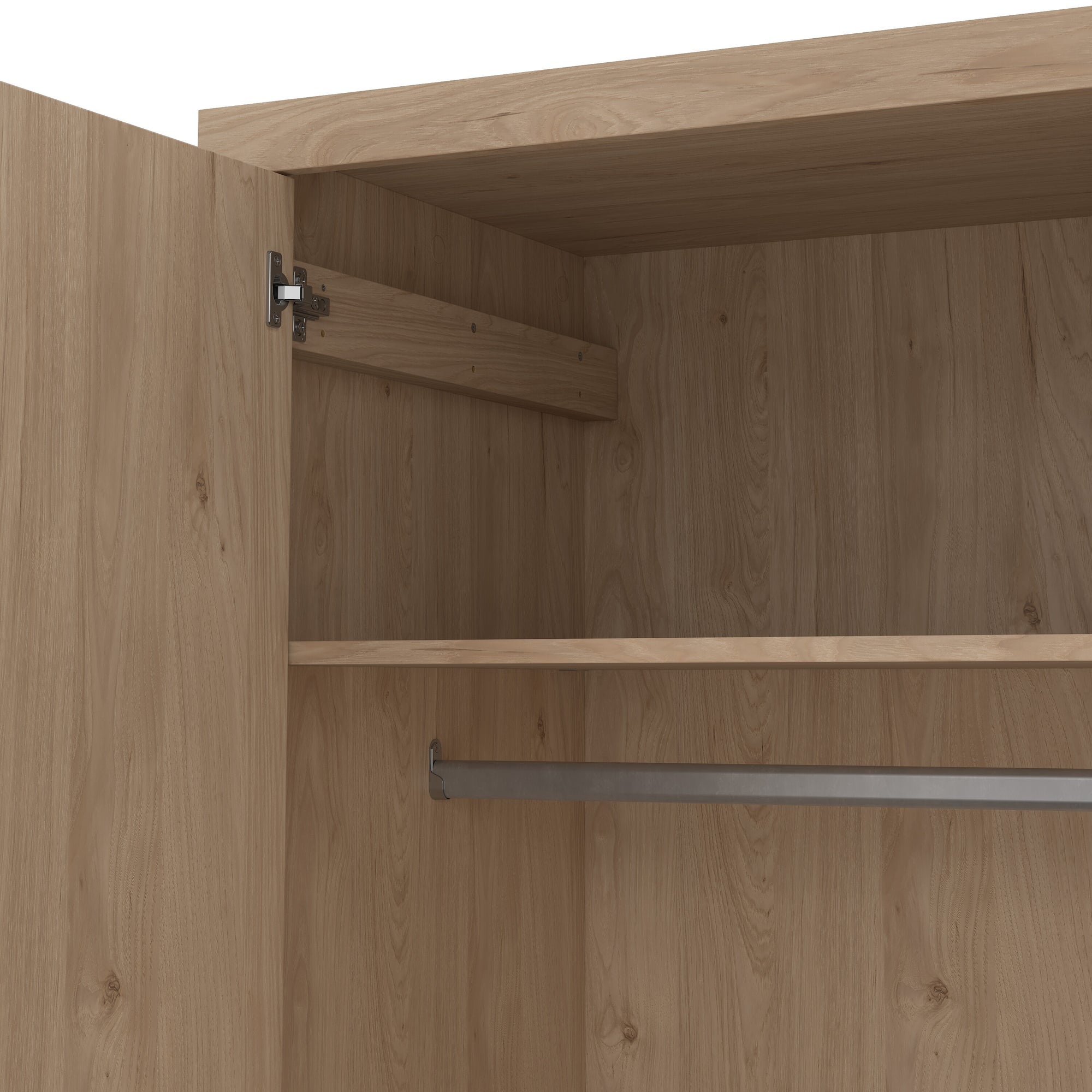 ORNVA | ארון 3 דלתות ו-2 מגירות, בחיפוי מלמין