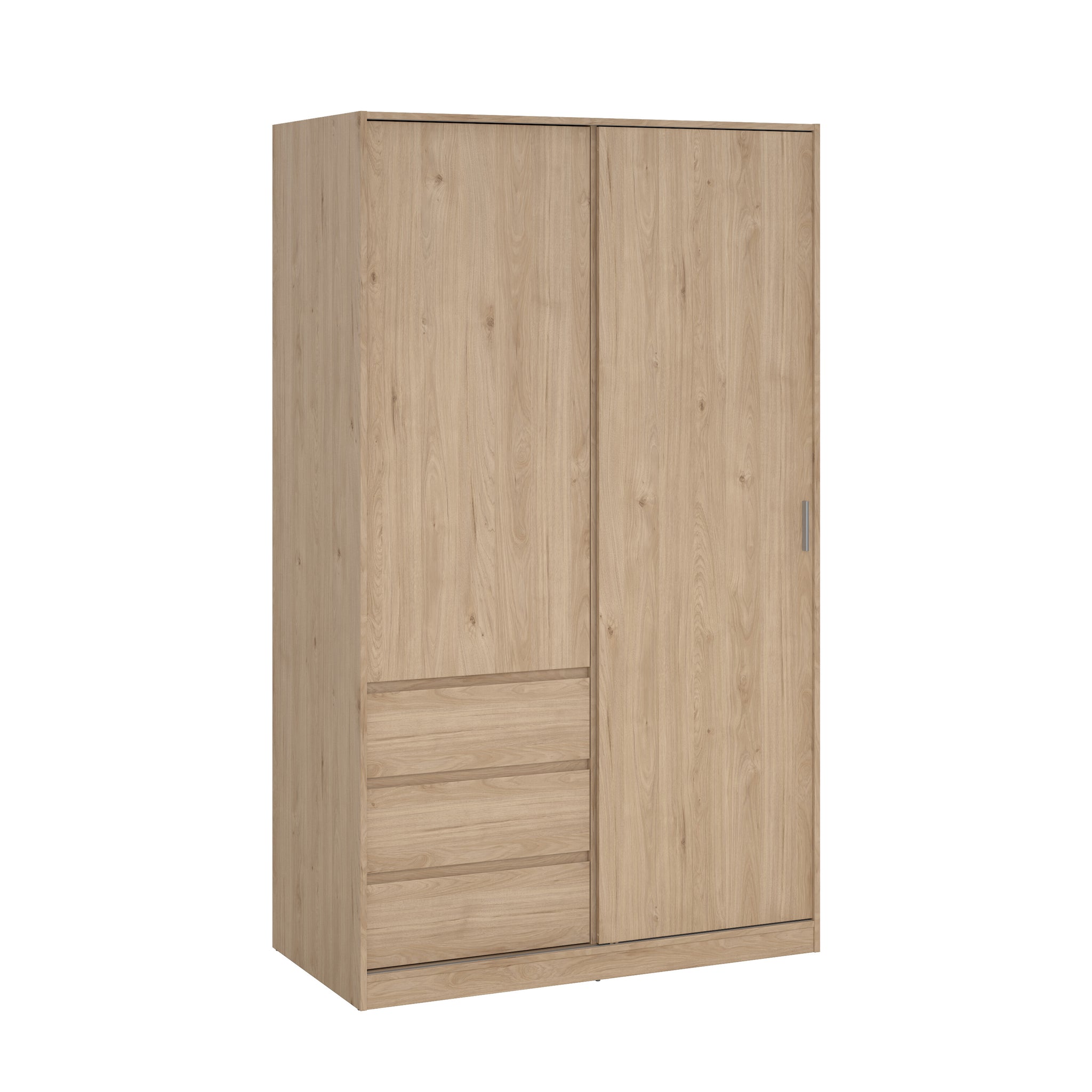 EINAR | ארון 2 דלתות ו-3 מגירות, בחיפוי מלמין