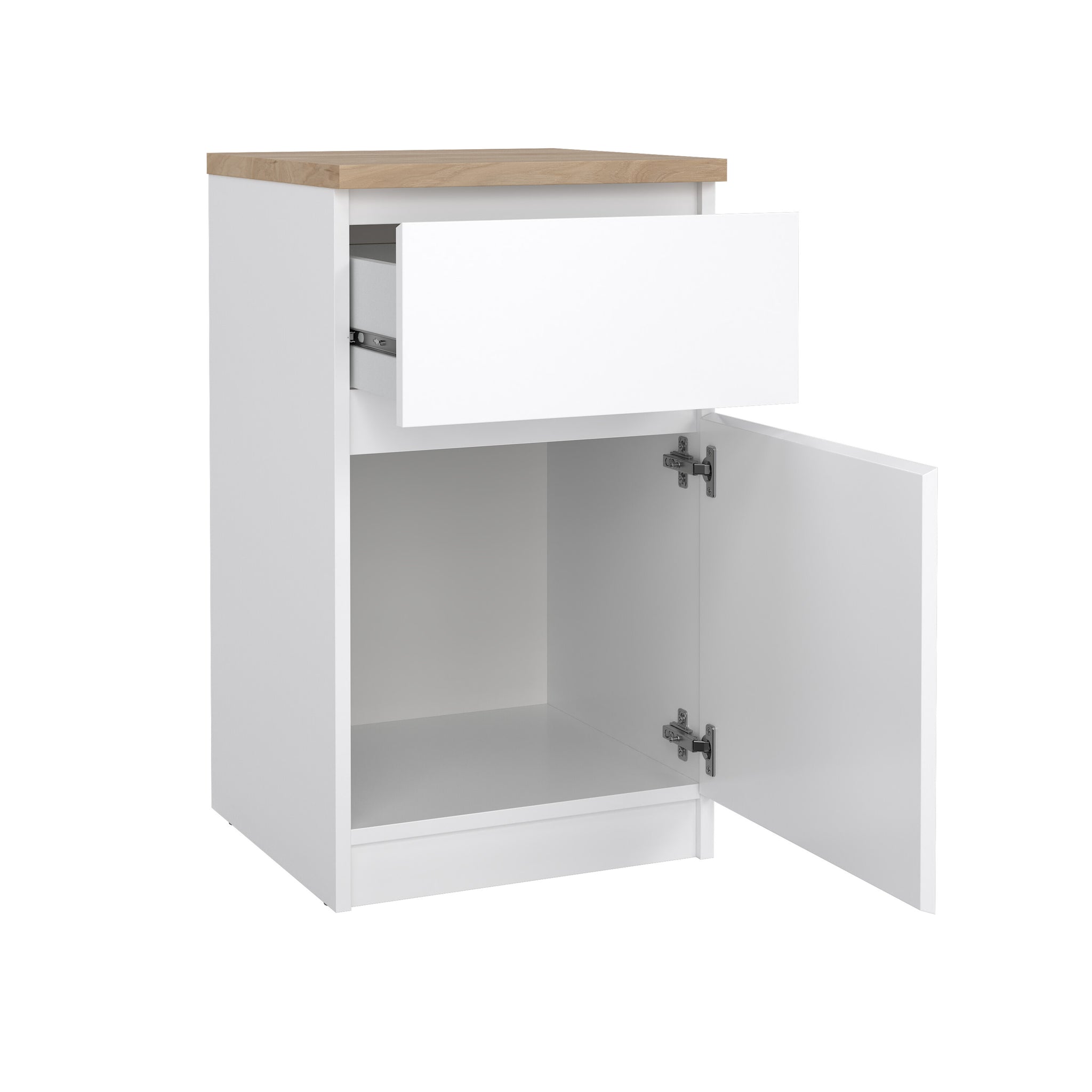 CLOUDI | שידת לילה 40/40 ס"מ, עם מגירה ודלת - KUALA