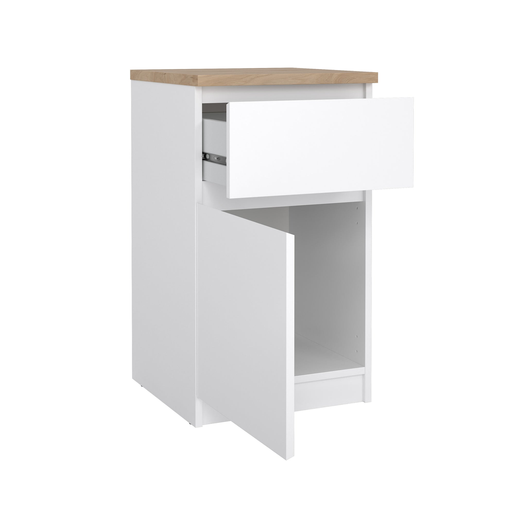 CLOUDI | שידת לילה 40/40 ס"מ, עם מגירה ודלת - KUALA