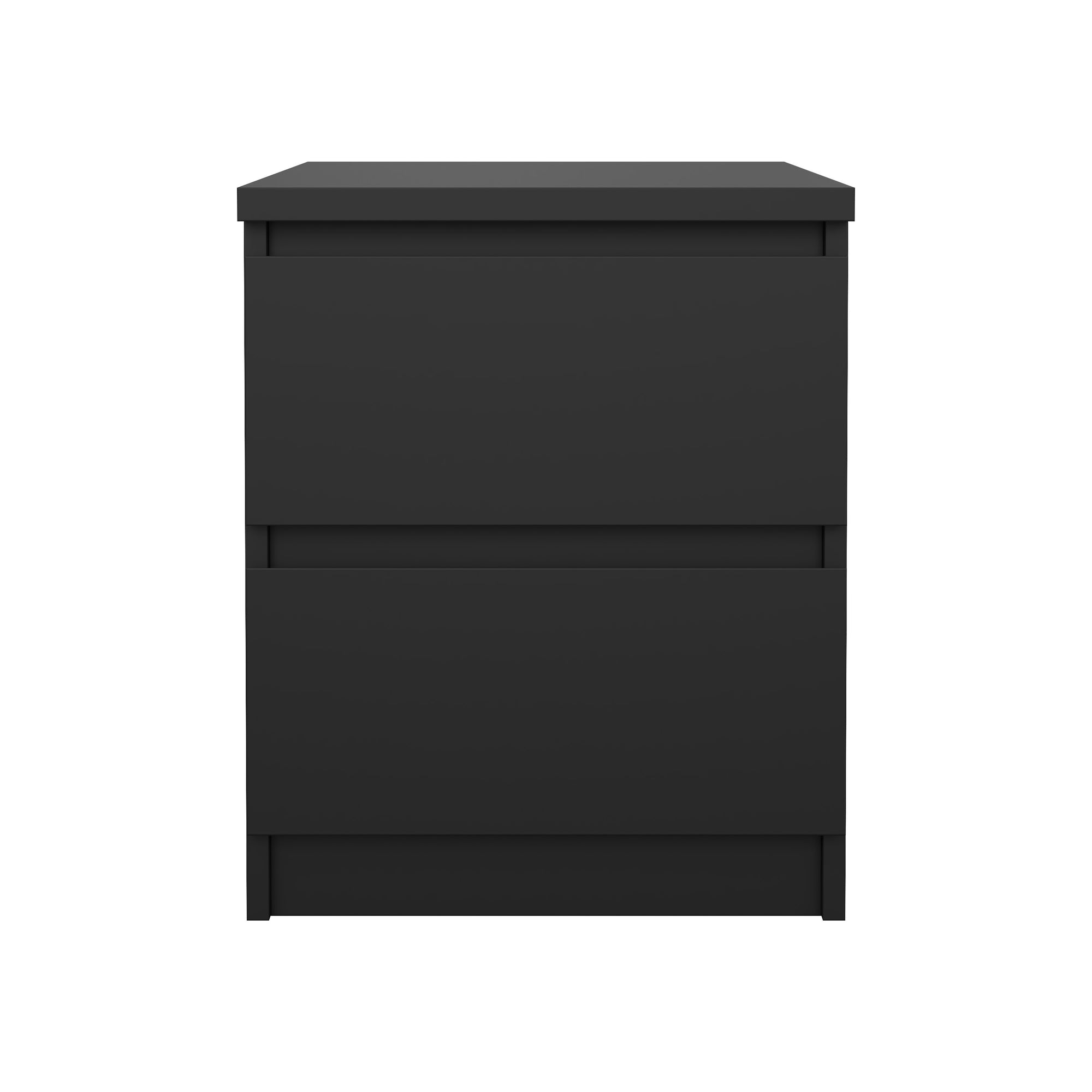 ALFVARD | שידת לילה ממלמין 40/50 ס"מ, עם 2 מגירות