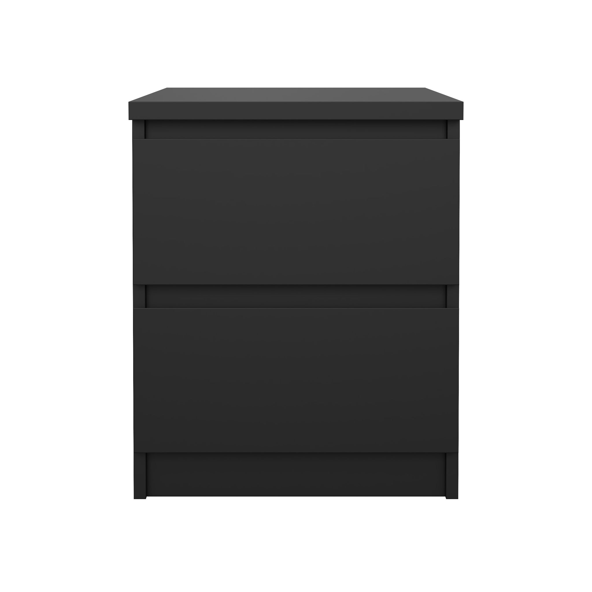 ALFVARD | שידת לילה ממלמין 40/50 ס"מ, עם 2 מגירות