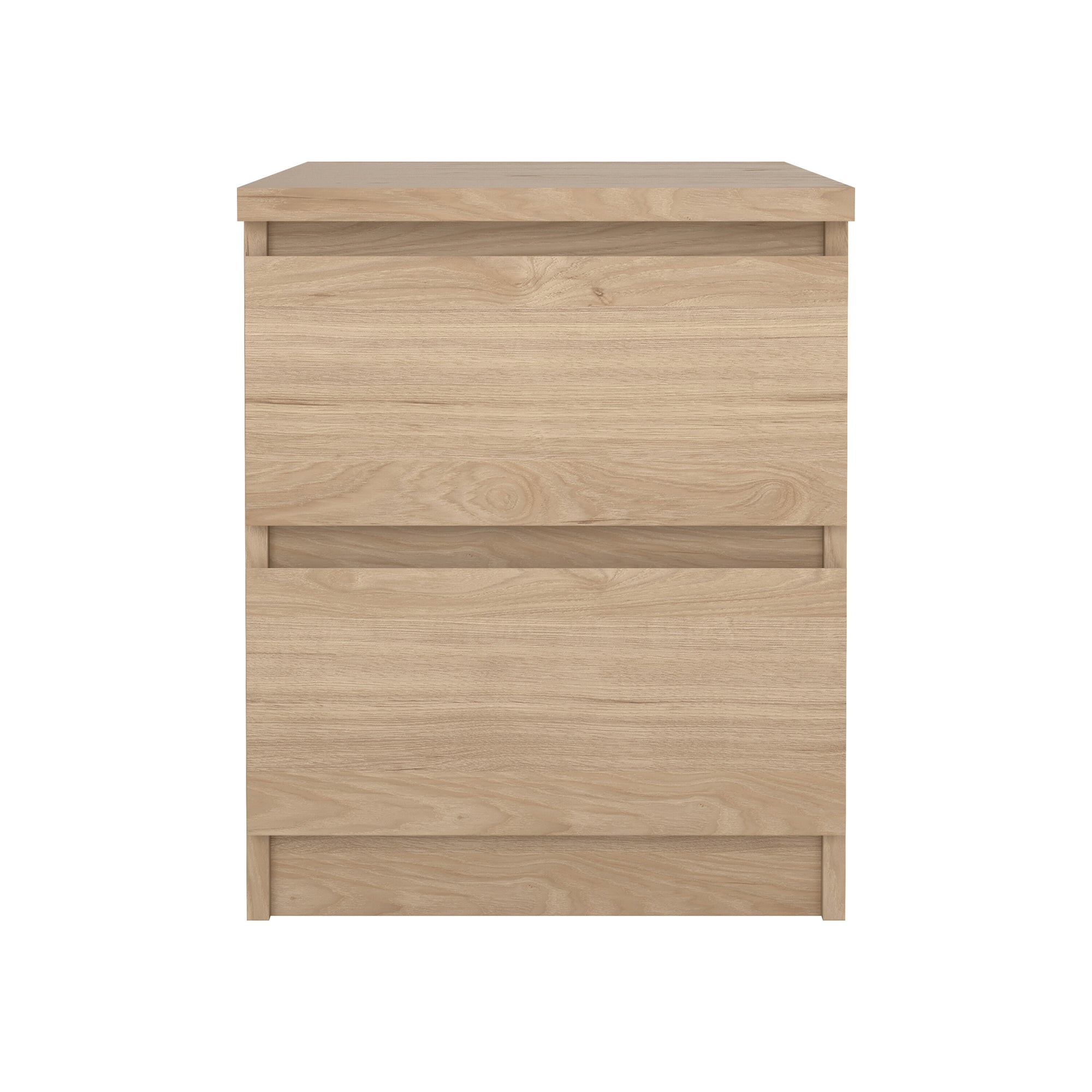 ALFVARD | שידת לילה ממלמין 40/50 ס"מ, עם 2 מגירות