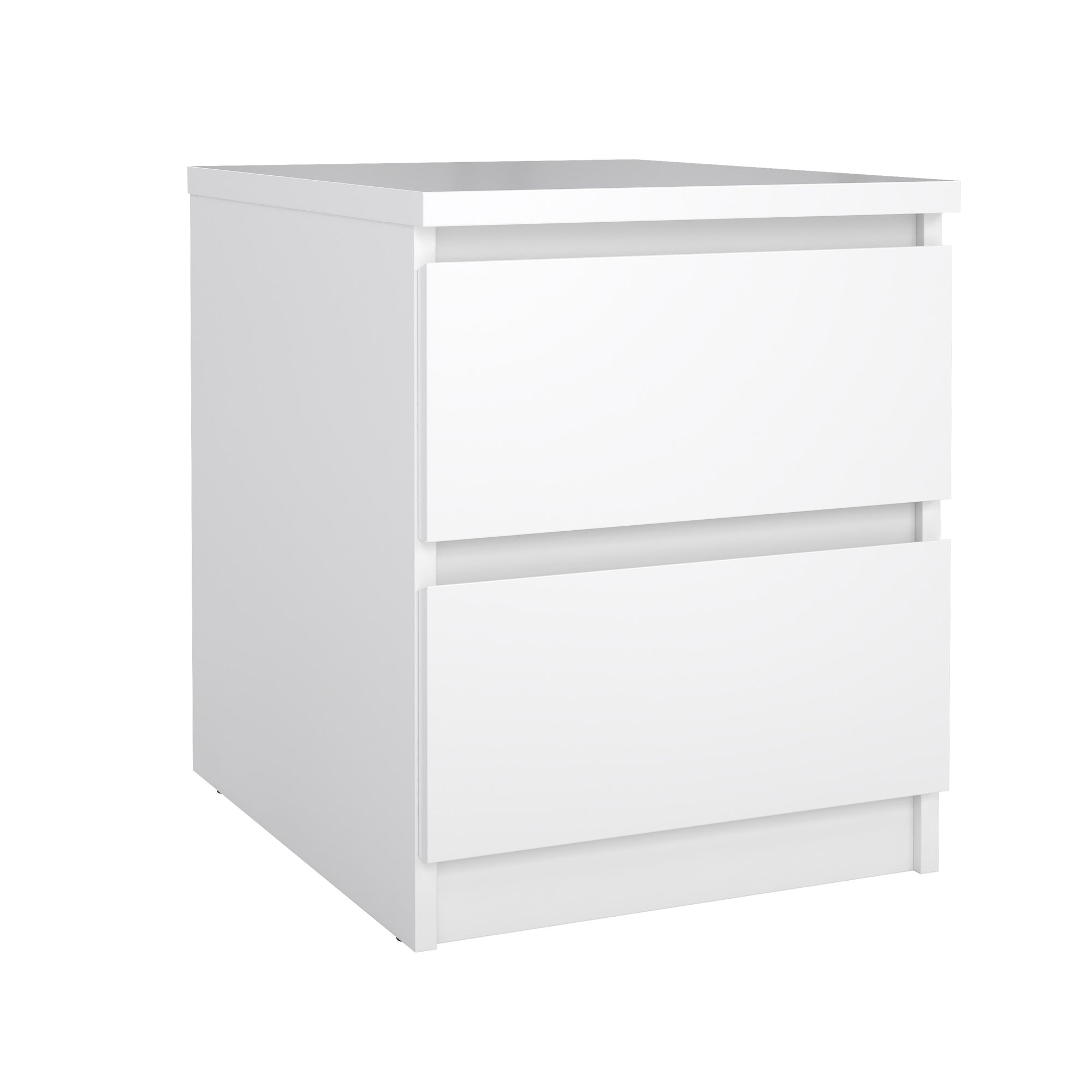 ALFVARD | שידת לילה ממלמין 40/50 ס"מ, עם 2 מגירות