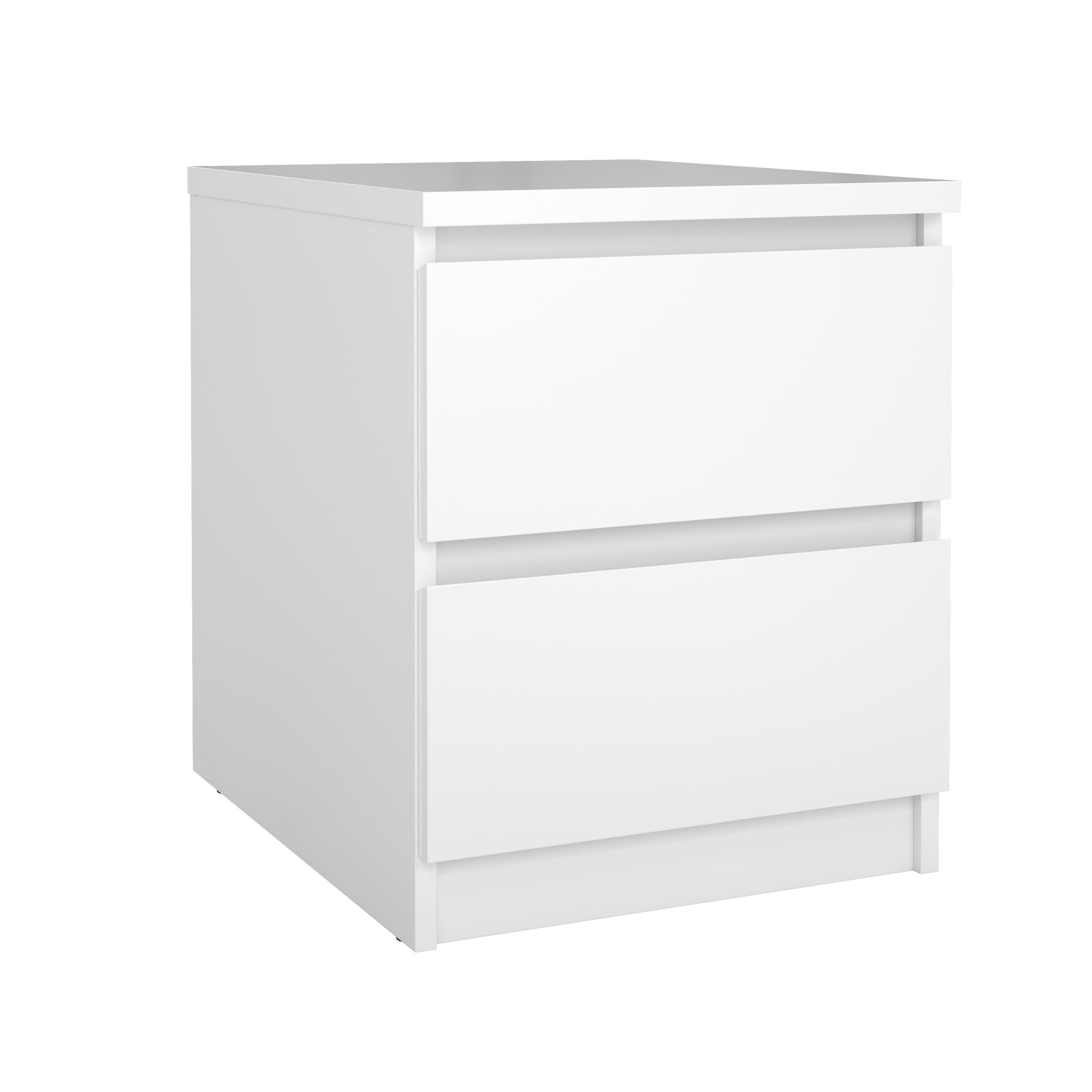 ALFVARD | שידת לילה ממלמין 40/50 ס"מ, עם 2 מגירות