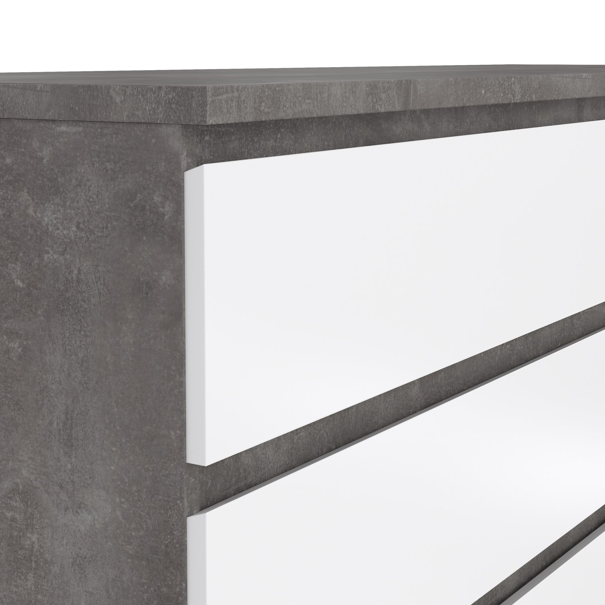 ROMID | שידת אחסון ממלמין, עם 6 מגירות