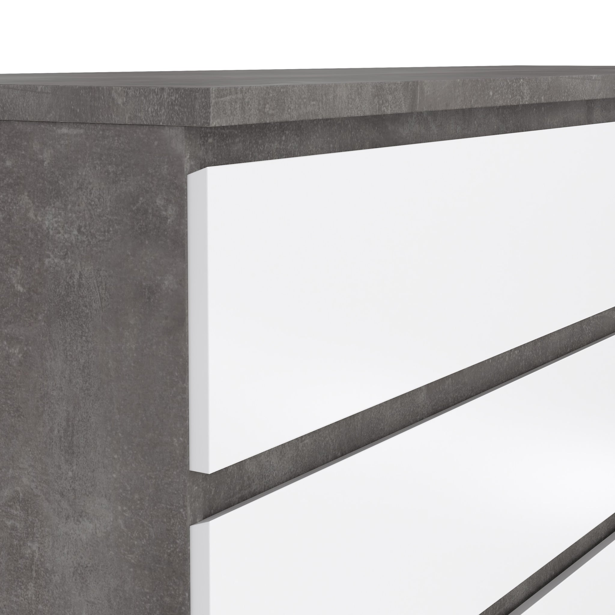 ROMID | שידת אחסון ממלמין, עם 6 מגירות