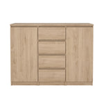 DAVIG | שידת אחסון ממלמין, עם מגירה ומדפים סגורים