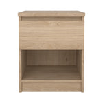 STENLEV | שידת לילה ממלמין 40/40 ס"מ, עם מגירה ומדף פתוח