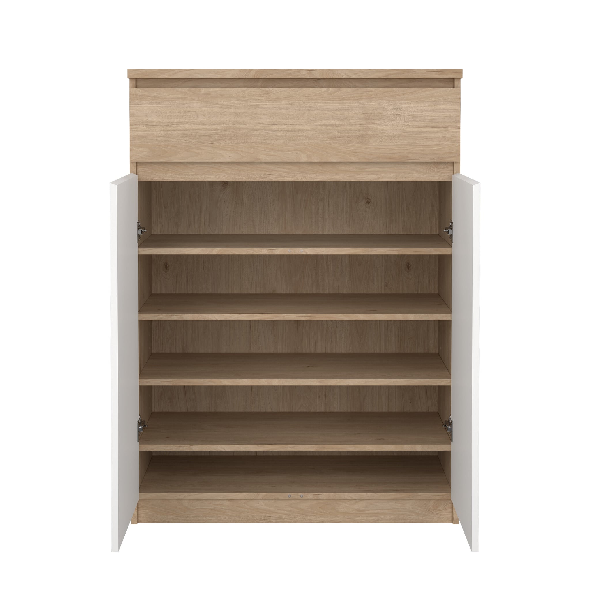 GORMI | ארון נעליים ממלמין, עם מדפים ומגירה