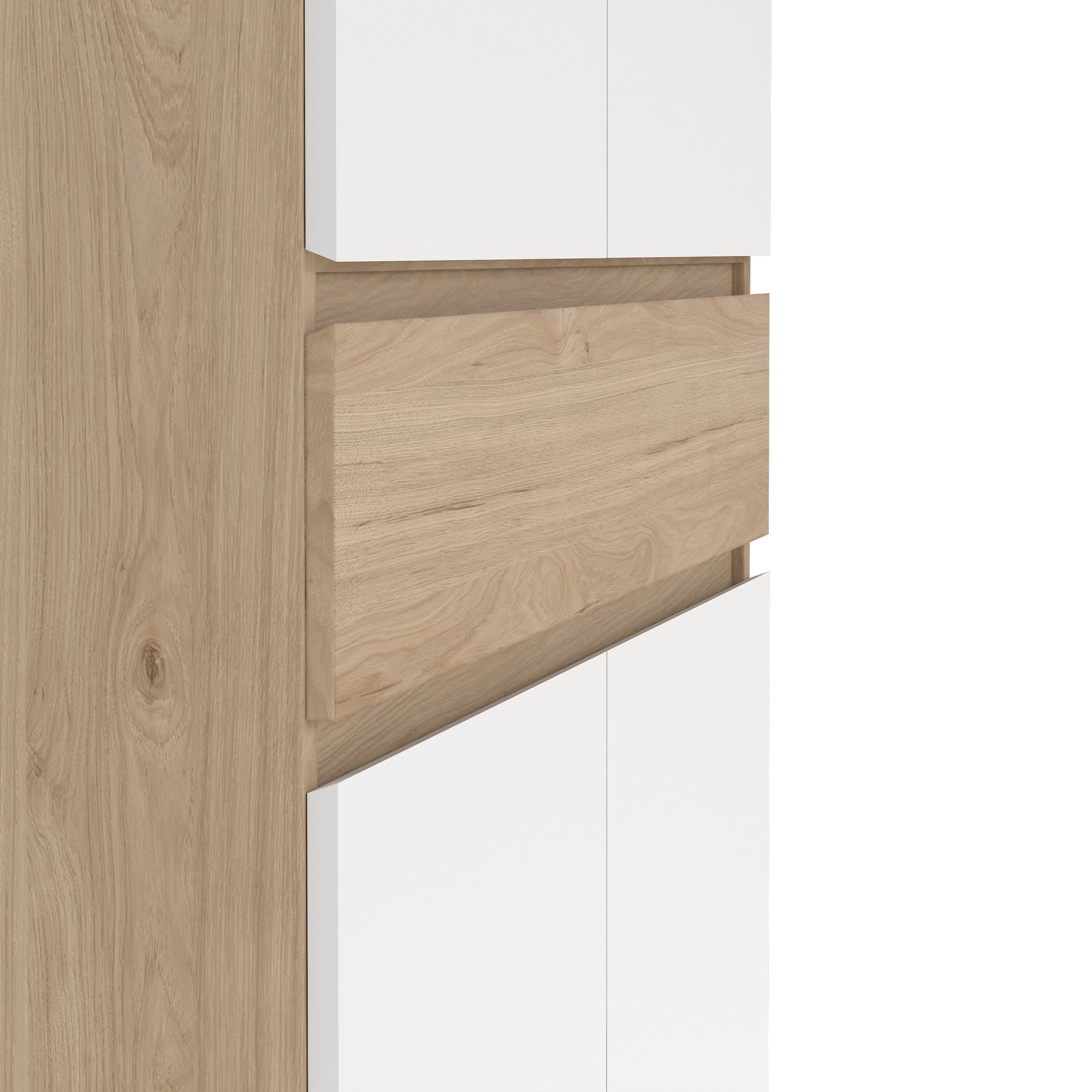 STEYREL | ארון נעליים ממלמין, עם מדפים ומגירה - KUALA