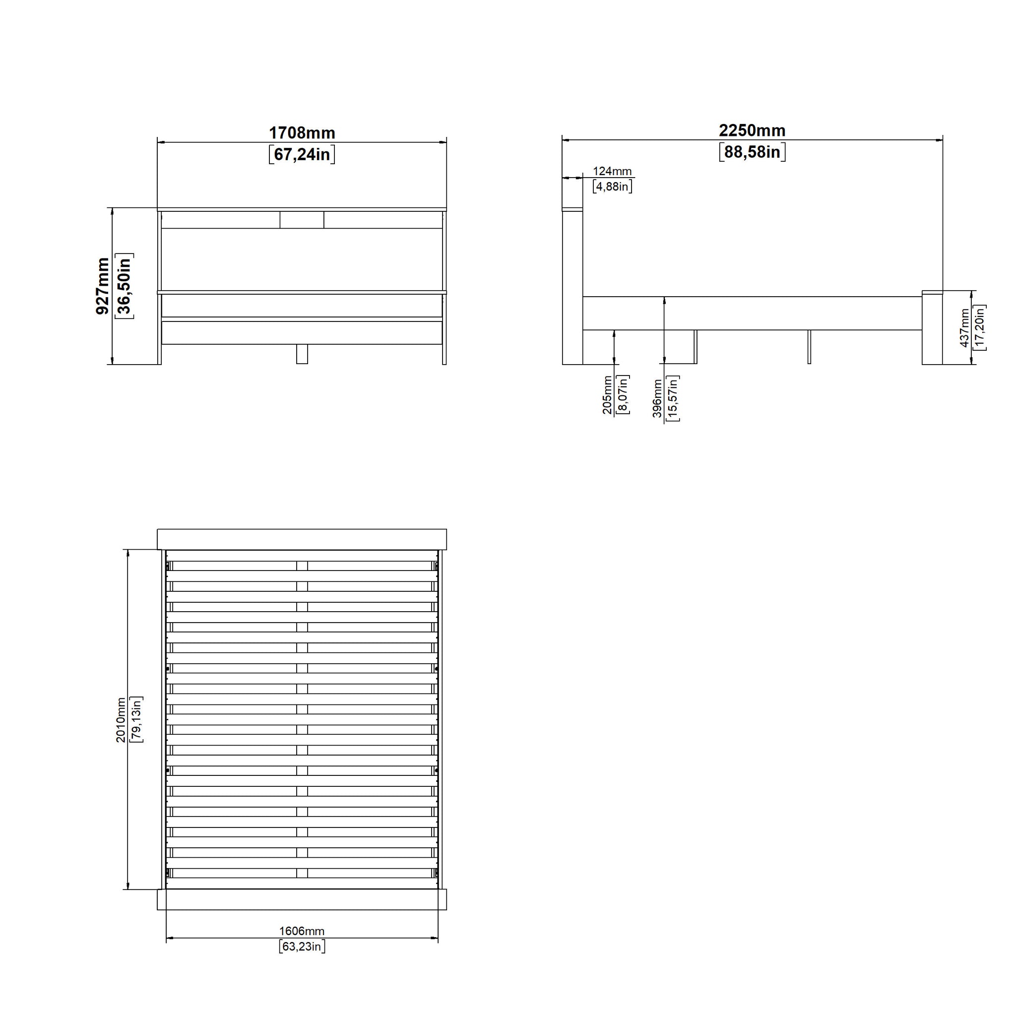 JUPITER | מיטה מינימליסטית מעץ - KUALA