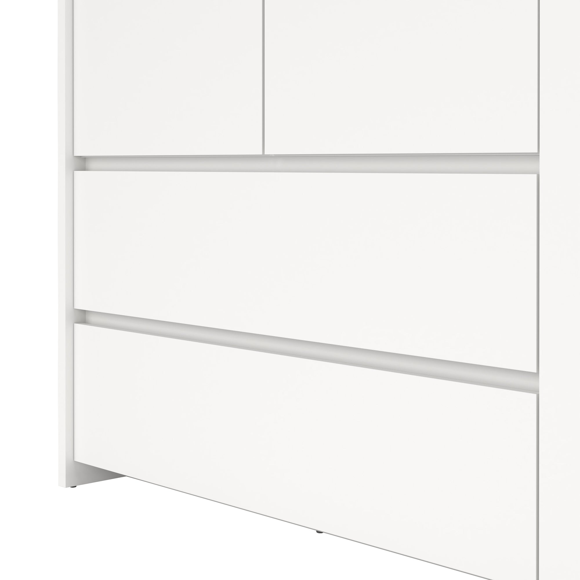 KNUTO | ארון פתיחה 3 דלתות ו-2 מגירות, בחיפוי מלמין