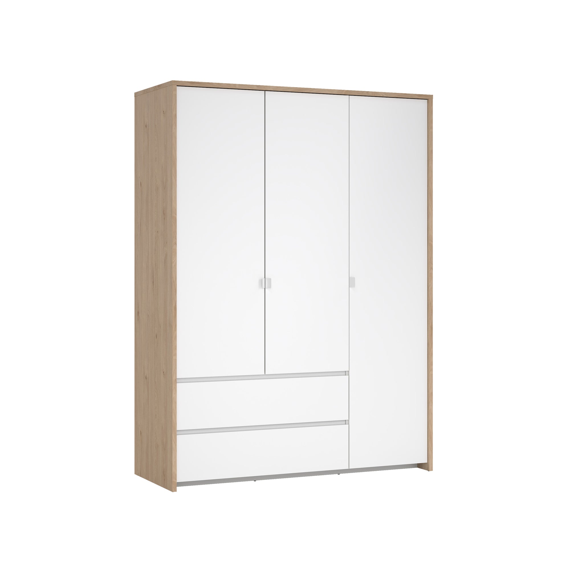 KNUTO | ארון פתיחה 3 דלתות ו-2 מגירות, בחיפוי מלמין