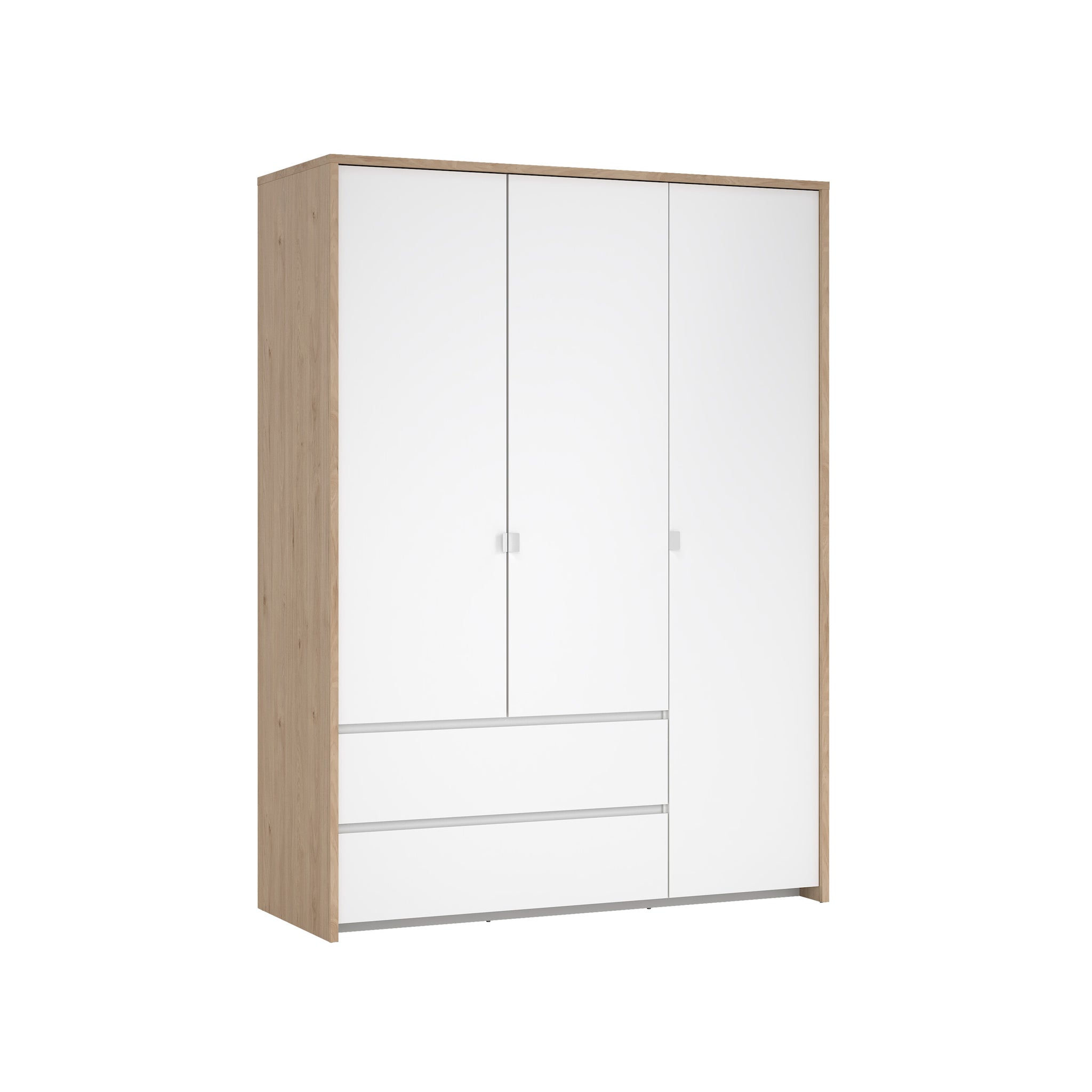 KNUTO | ארון פתיחה 3 דלתות ו-2 מגירות, בחיפוי מלמין