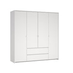 LEIFBAL | ארון פתיחה 4 דלתות ו-2 מגירות, בחיפוי מלמין