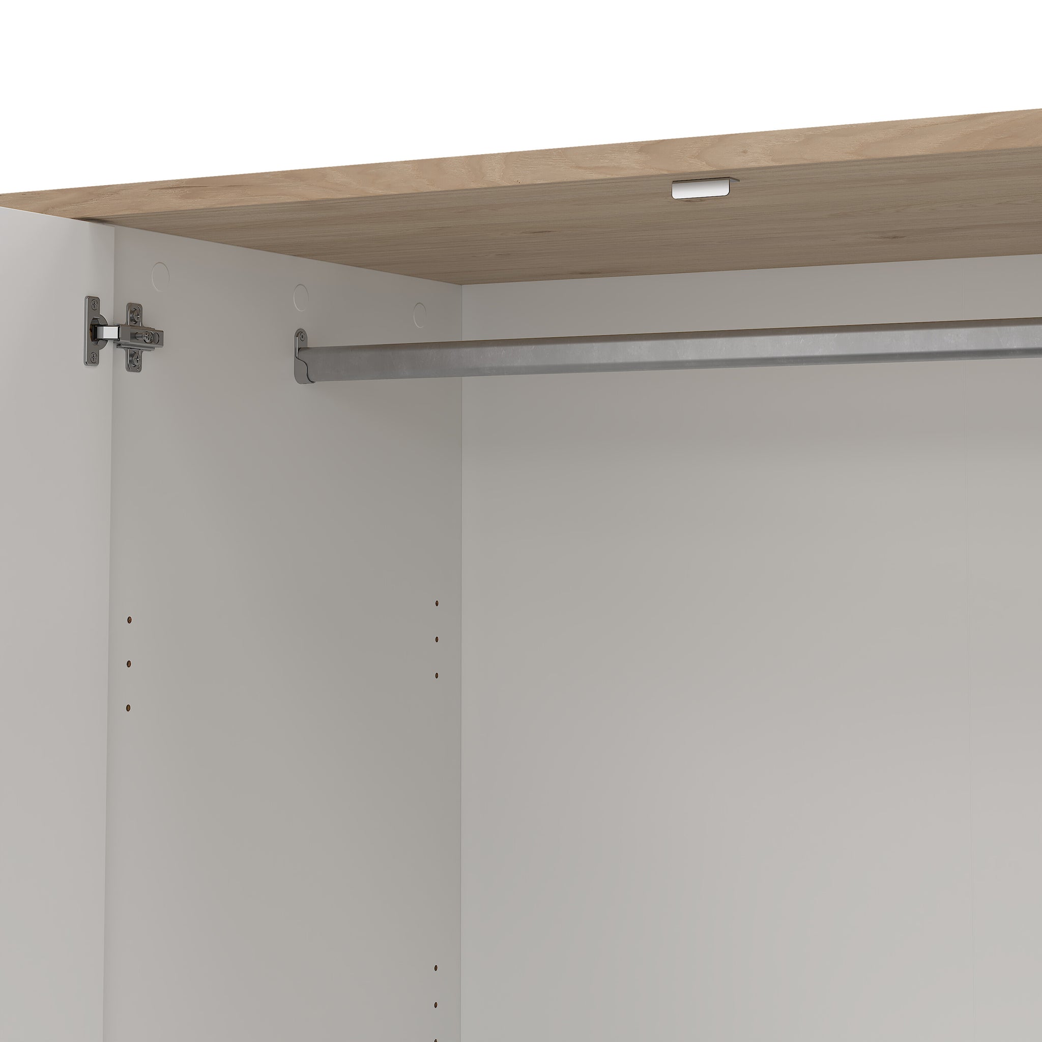 LEIFBAL | ארון פתיחה 4 דלתות ו-2 מגירות, בחיפוי מלמין