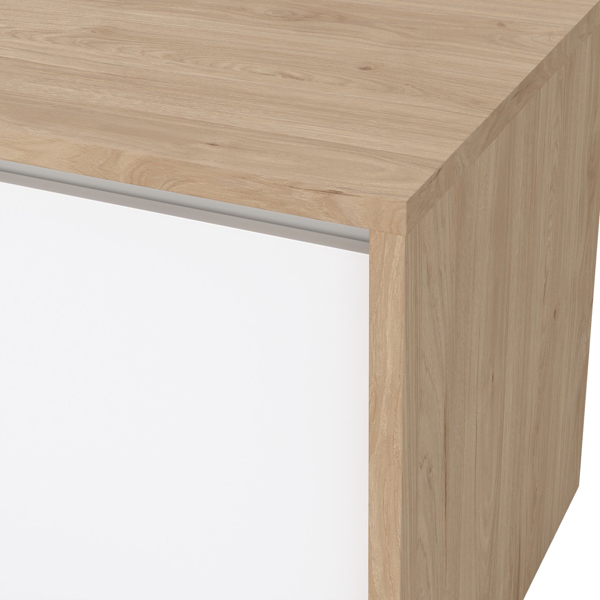 KNOT | מזנון נורדי עם מגירה, 2 דלתות ומדף פתוח - KUALA